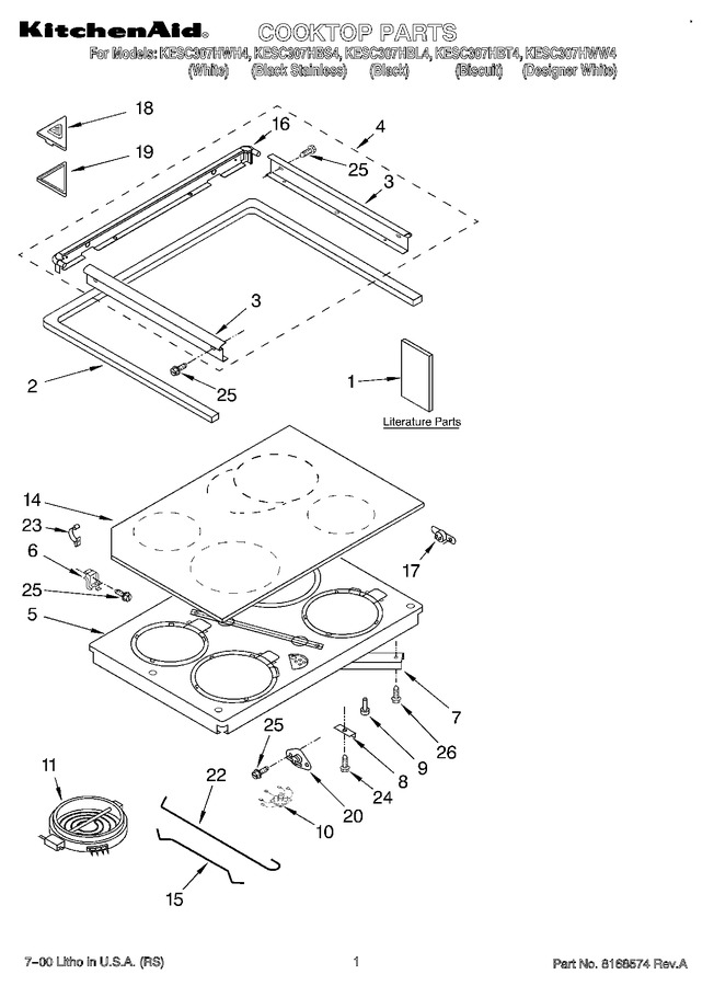 Diagram for KESC307HWW4