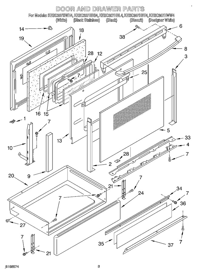 Diagram for KESC307HWW4
