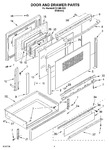 Diagram for 03 - Door And Drawer Parts