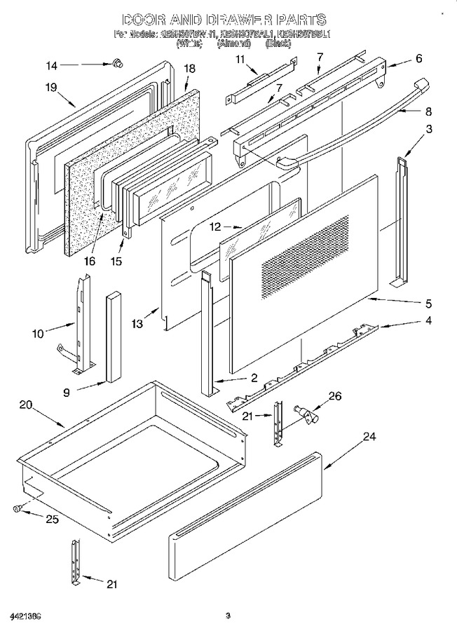 Diagram for KESH307BWH1