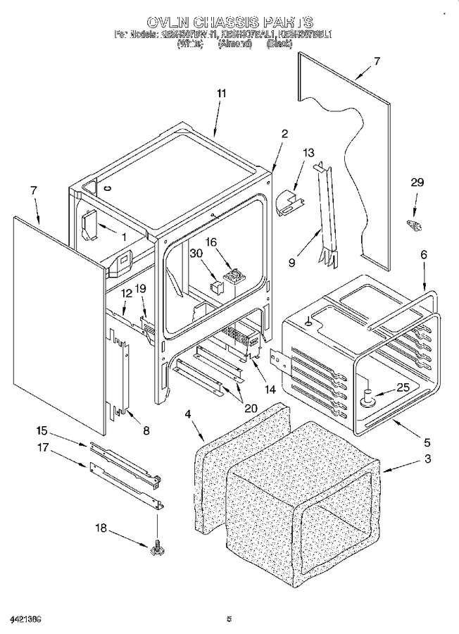 Diagram for KESH307BWH1