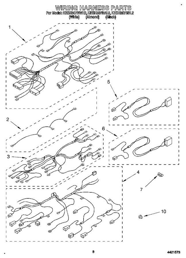 Diagram for KESH307BWH2