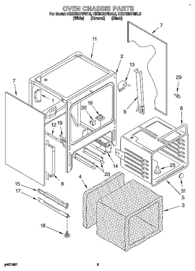 Diagram for KESH307BWH3