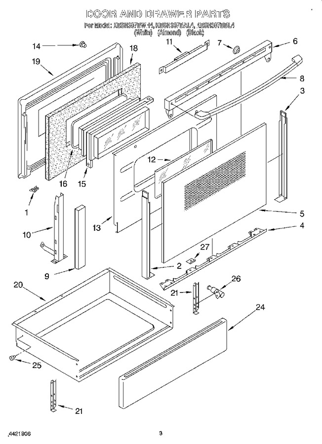 Diagram for KESH307BBL4