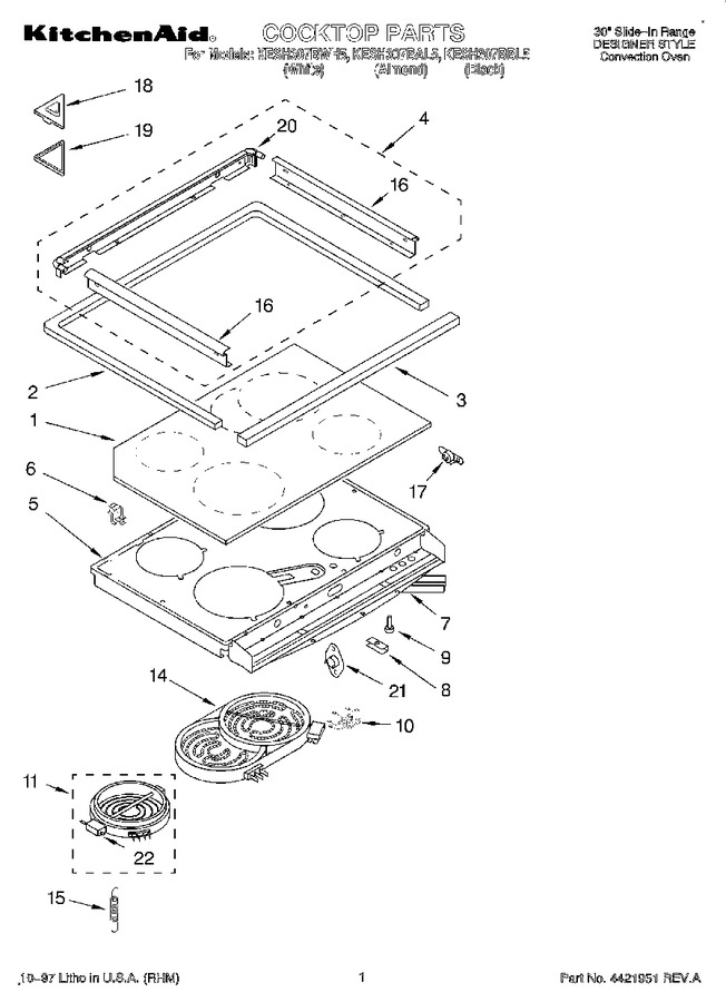 Diagram for KESH307BWH5