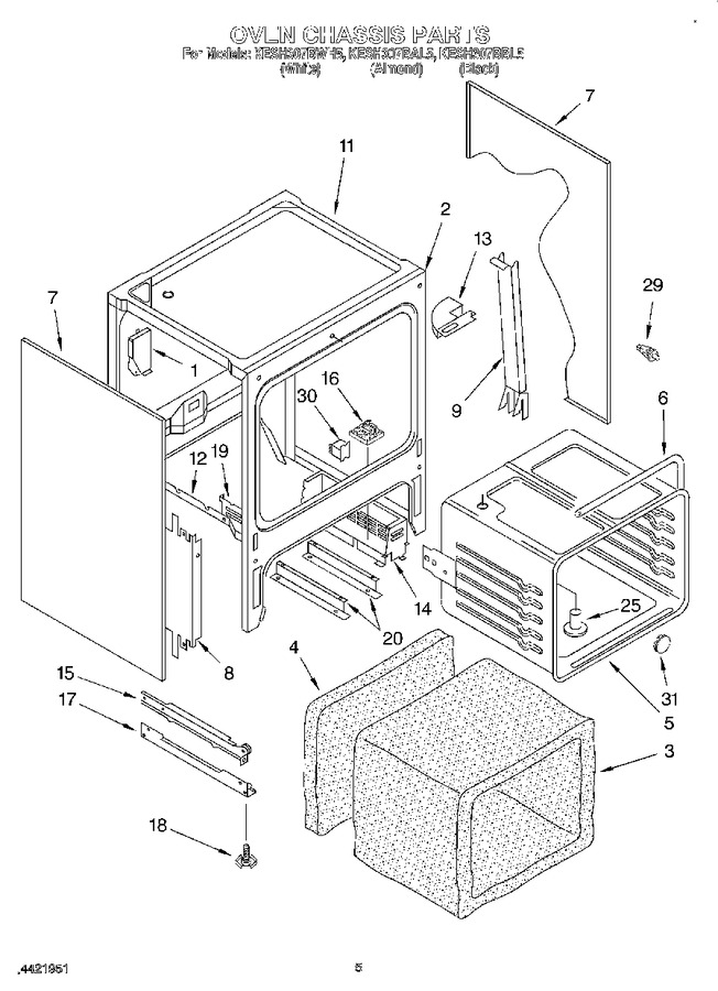 Diagram for KESH307BBL5