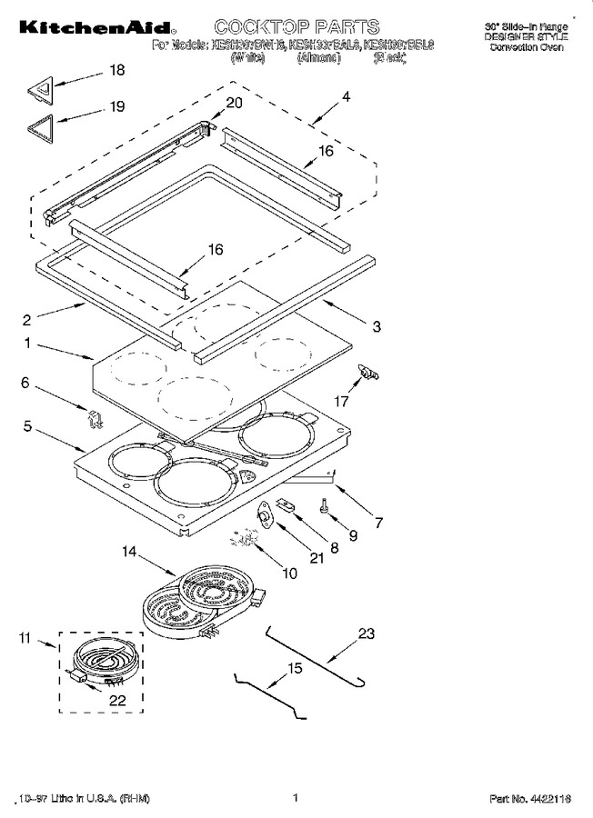 Diagram for KESH307BWH8