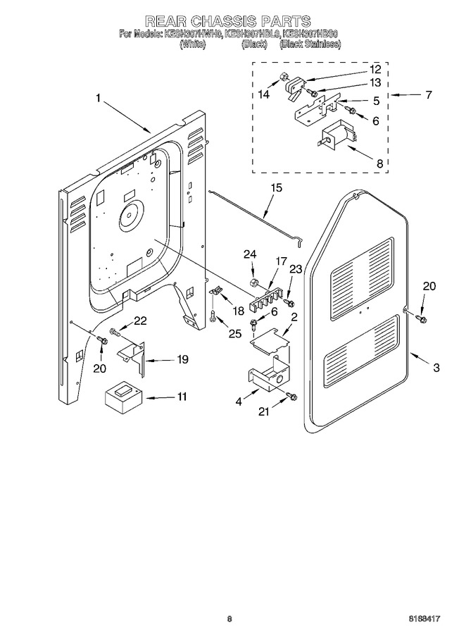 Diagram for KESH307HBL0