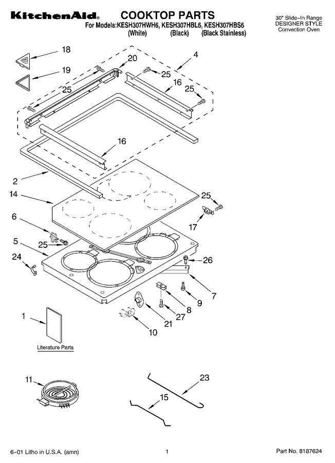Diagram for KESH307HWH6