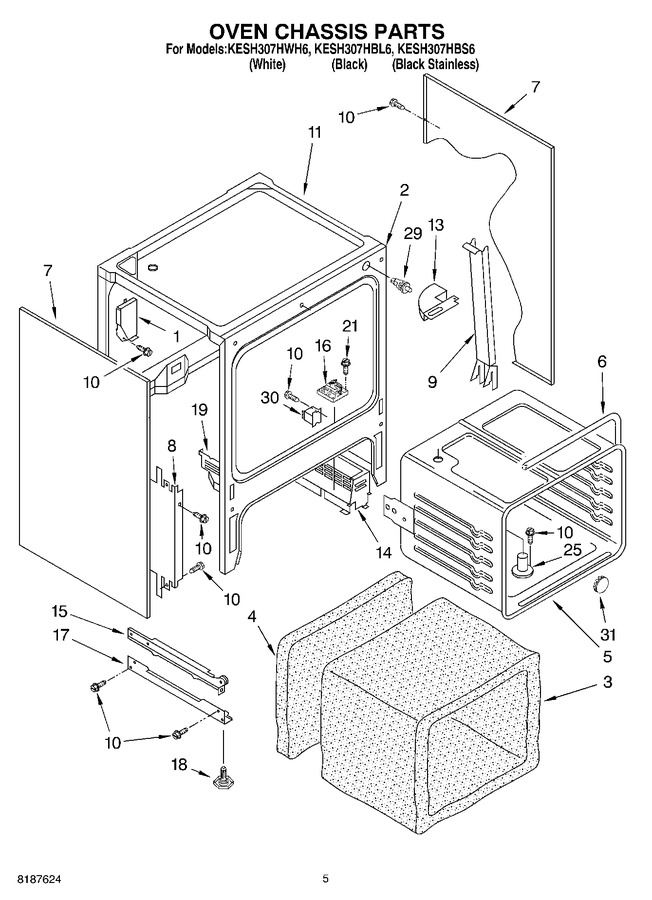 Diagram for KESH307HBL6