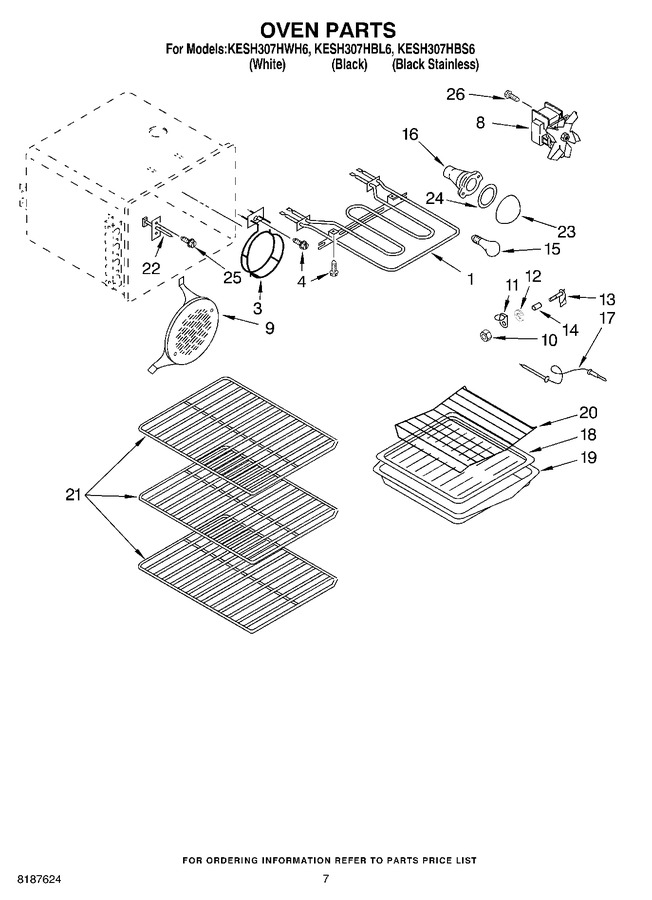 Diagram for KESH307HWH6