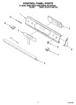 Diagram for 02 - Control Panel Parts