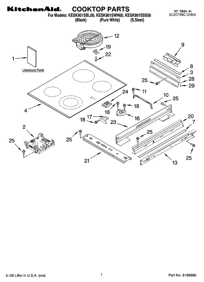 Diagram for KESK901SWH00