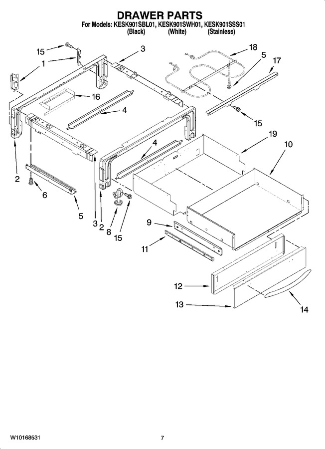 Diagram for KESK901SBL01