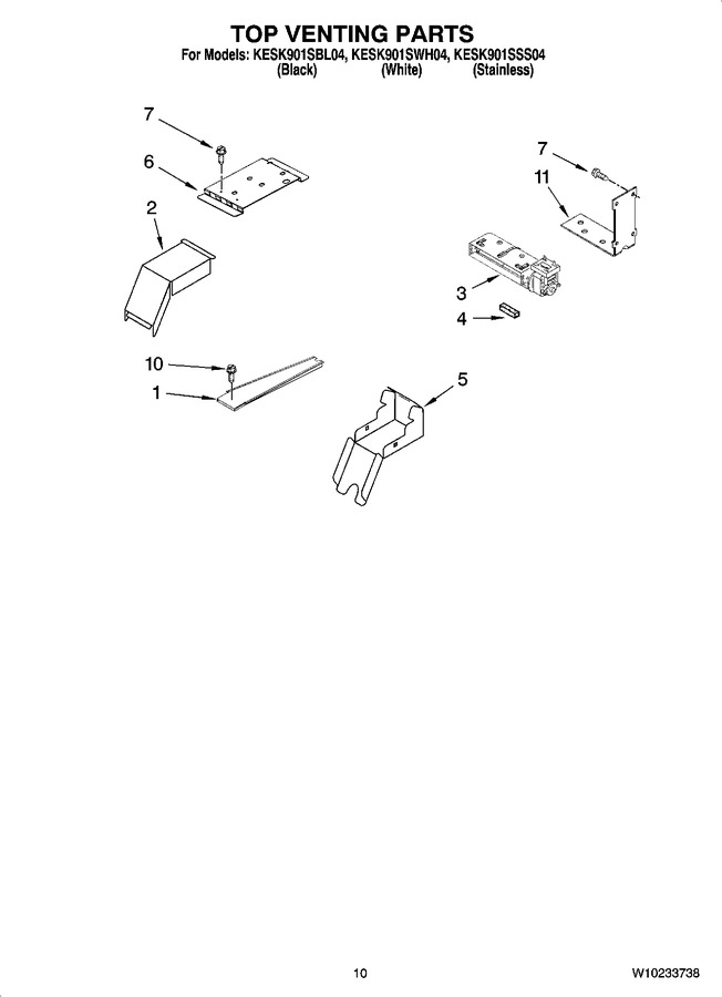 Diagram for KESK901SWH04