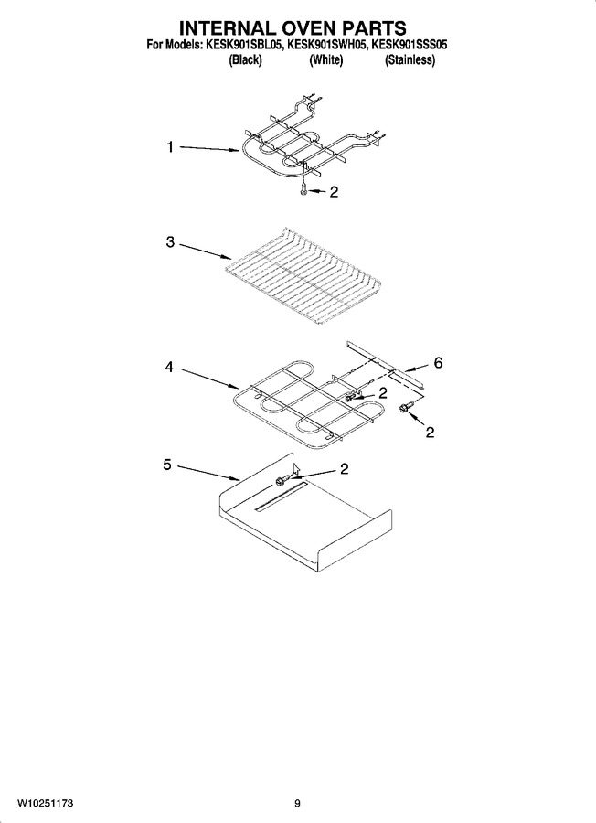 Diagram for KESK901SWH05
