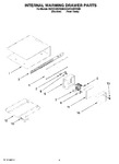 Diagram for 02 - Internal Warming Drawer Parts