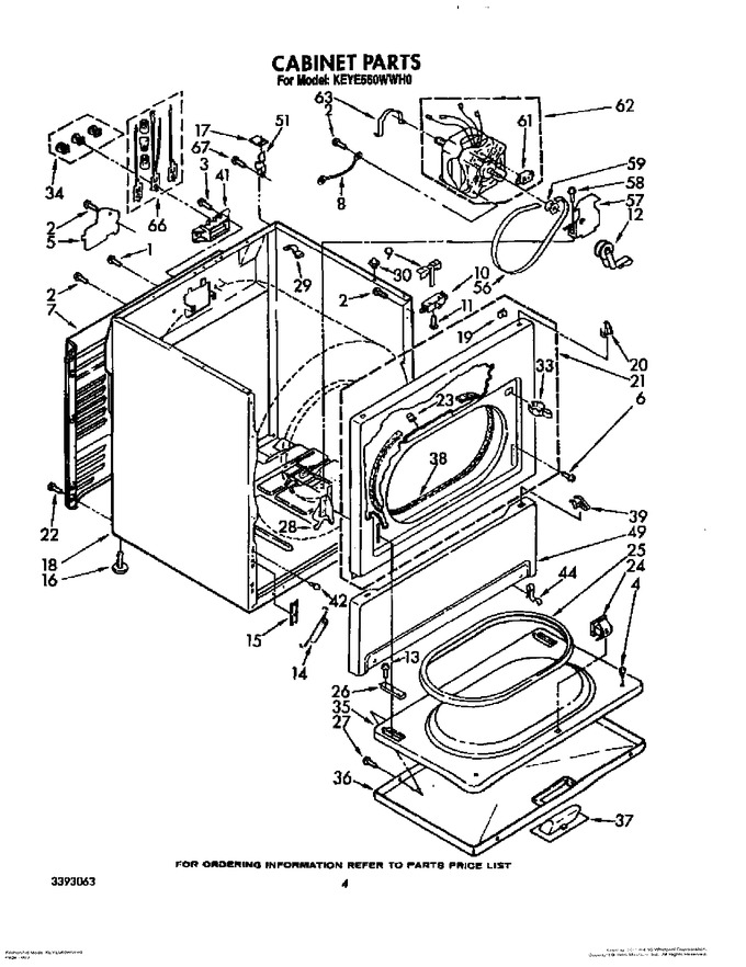 Diagram for KEYE560WHT0