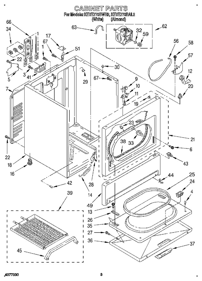 Diagram for KEYE770BWH2