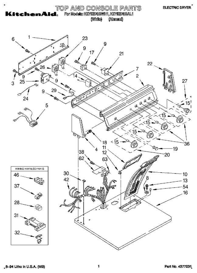 Diagram for KEYE870BWH1