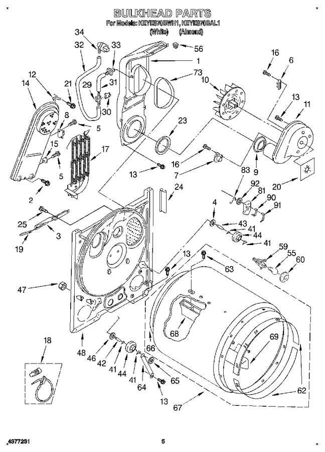 Diagram for KEYE870BWH1