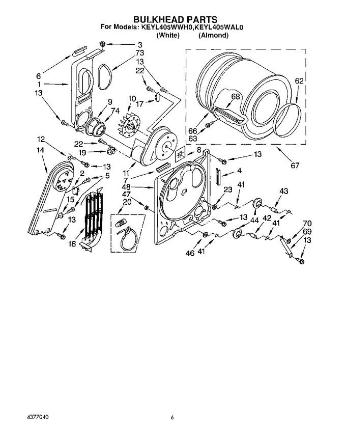 Diagram for KEYL405WWH0