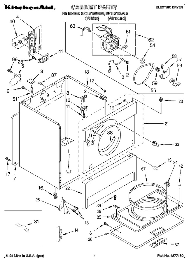 Diagram for KEYL510BWH0