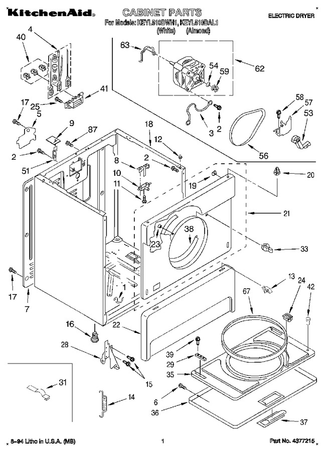 Diagram for KEYL510BWH1