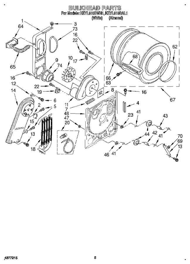 Diagram for KEYL510BWH1