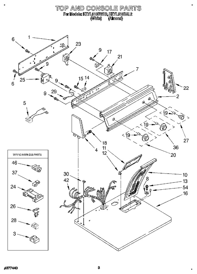 Diagram for KEYL510BWH2