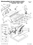 Diagram for 01 - Top And Console Parts