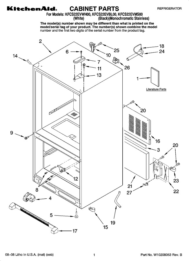 Diagram for KFCS22EVMS00