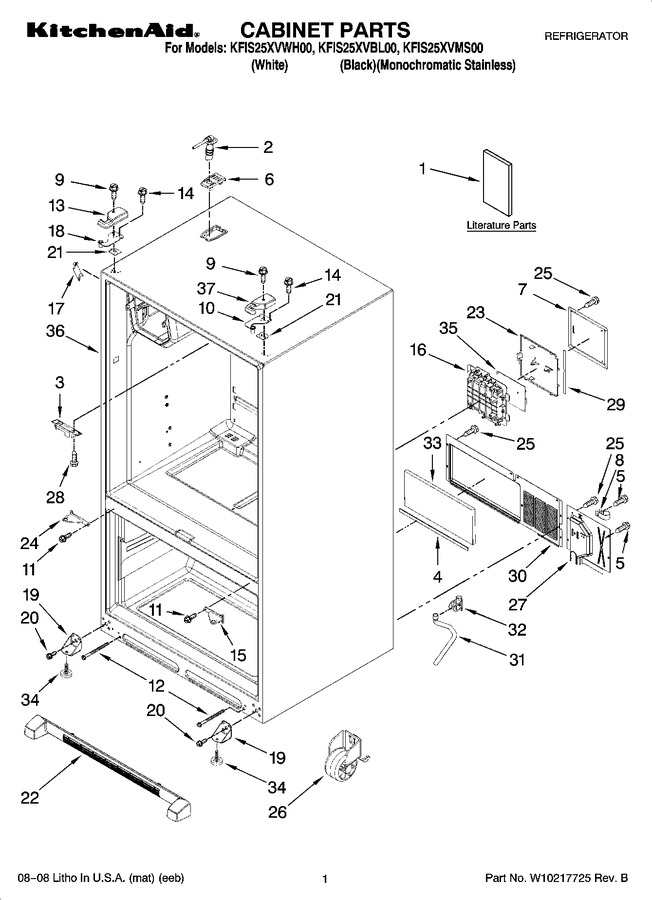 Diagram for KFIS25XVBL00
