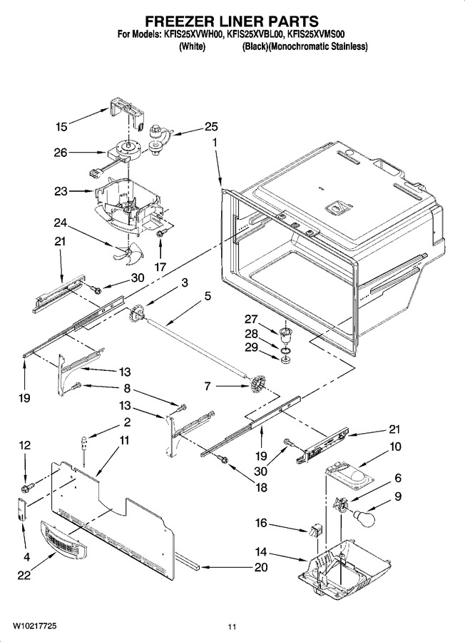 Diagram for KFIS25XVBL00