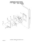 Diagram for 08 - Dispenser Front Parts