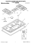 Diagram for 01 - Cooktop, Burner And Grate Parts