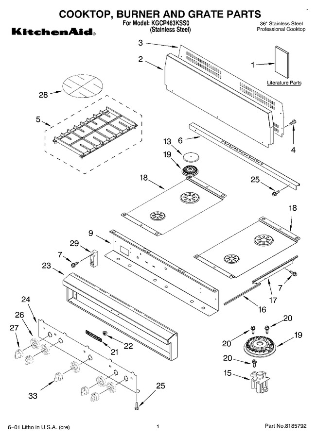 Diagram for KGCP463KSS0