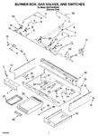 Diagram for 02 - Burner Box, Gas Valves, And Switches, Optional Parts