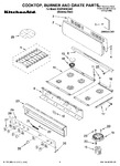 Diagram for 01 - Cooktop, Burner And Grate Parts