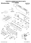 Diagram for 01 - Cooktop, Burner And Grate Parts
