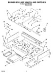 Diagram for 02 - Burner Box, Gas Valves, And Switches, Optional Parts (not Included)
