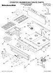 Diagram for 01 - Cooktop, Burner And Grate Parts