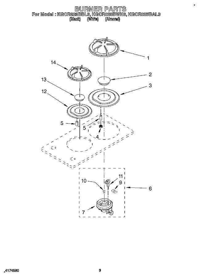 Diagram for KGCR025BAL3