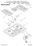 Diagram for 01 - Cooktop, Burner And Grate Parts