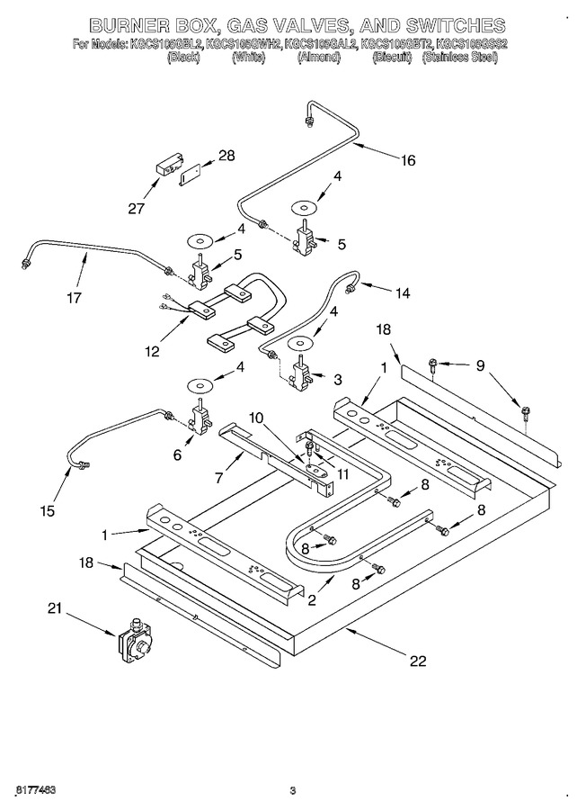 Diagram for KGCS105GAL2