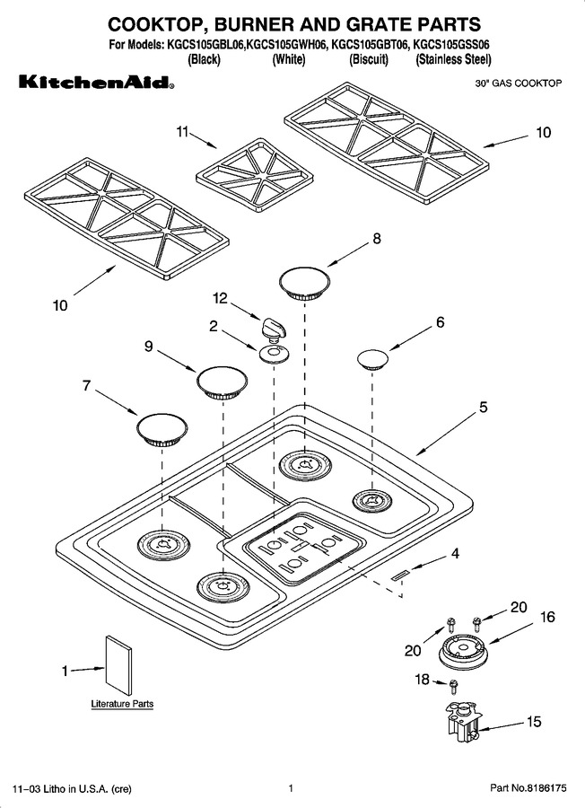 Diagram for KGCS105GBT06