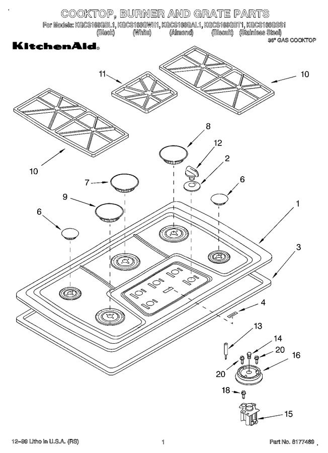 Diagram for KGCS166GBT1
