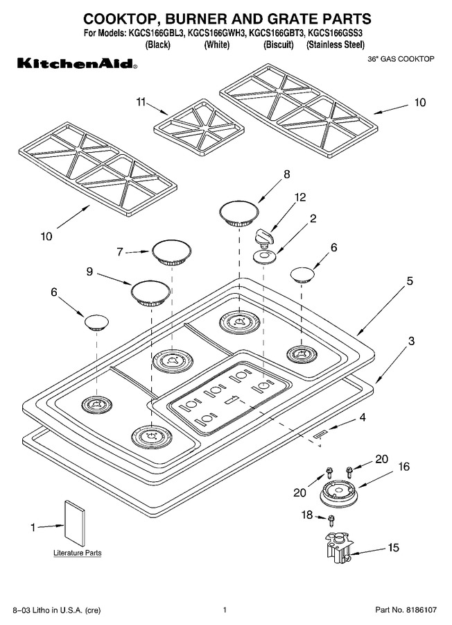 Diagram for KGCS166GBL3