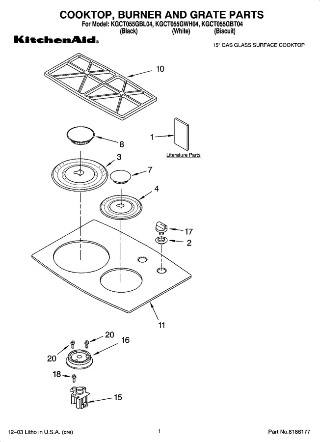 Diagram for KGCT055GBT04