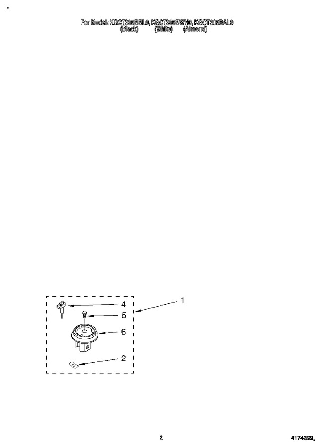 Diagram for KGCT305BWH0